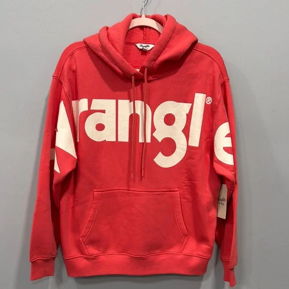 Wrangler Retro  Coral Hoodie for Women Sz M - Picture 2 of 9